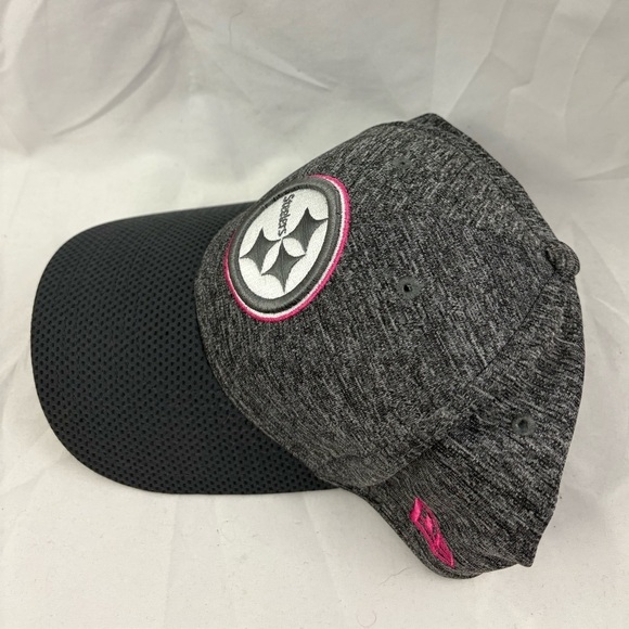 Pittsburgh Steelers New Era Breast Cancer Awareness Size L/XL Fitted Hat NFL - Picture 3 of 9